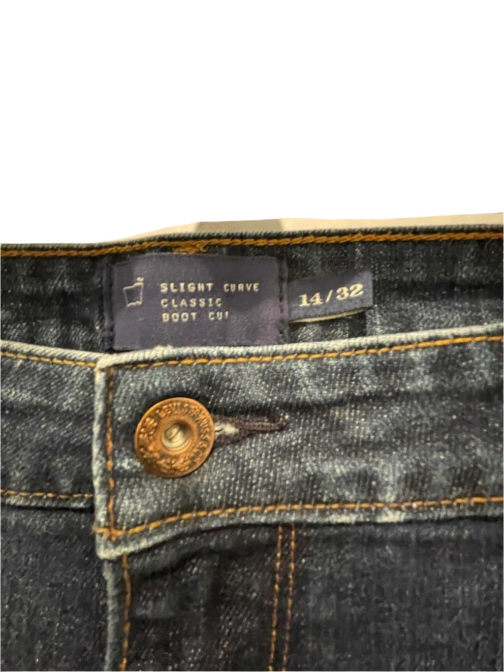 Levi Strauss Womens Jeans Signature Slight Curve Classic Bootcut - Blue - 14 - Like New - Pic 8