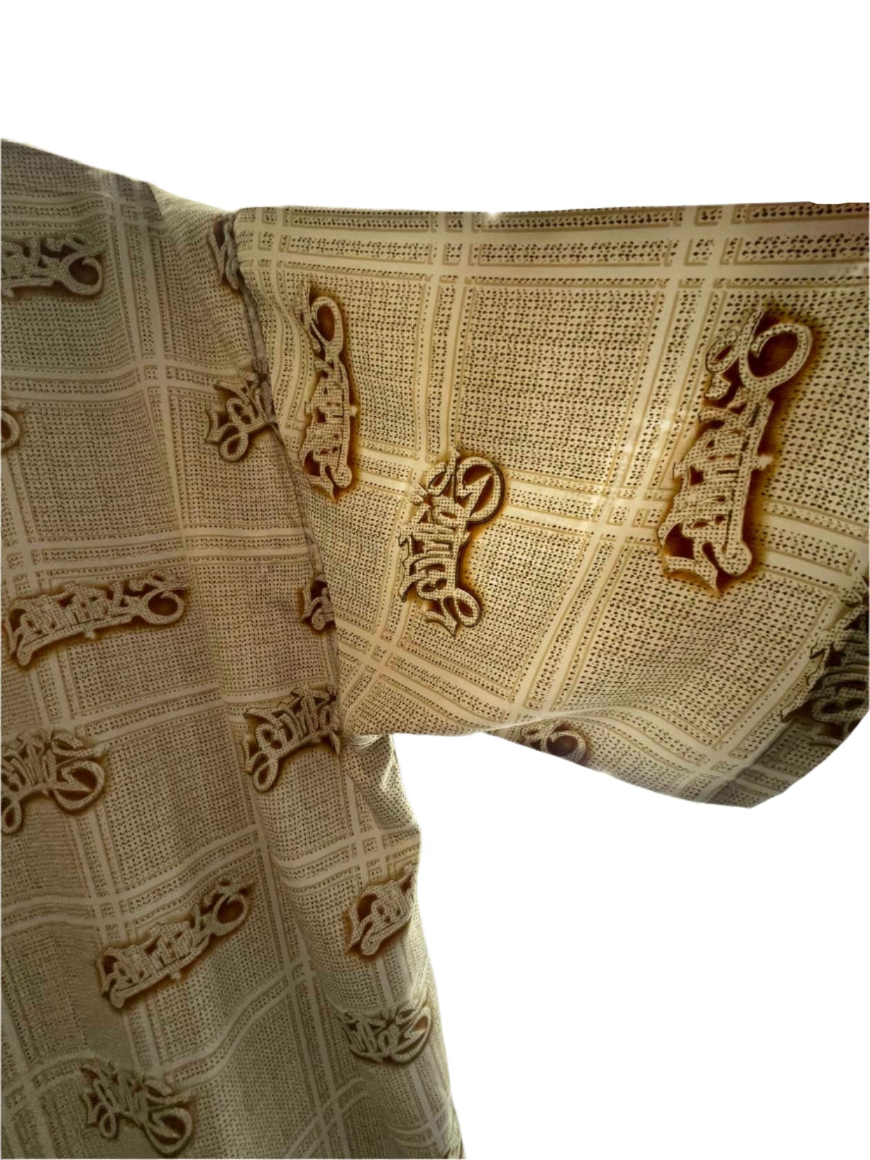 South Pole Mens Short Sleeve Button Down Shirt All-Over Print 82628 - Brown - XXL - Like New - Pic 8