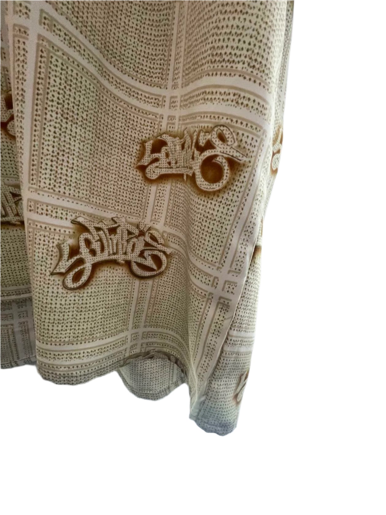 South Pole Mens Short Sleeve Button Down Shirt All-Over Print 82628 - Brown - XXL - Like New - Pic 6