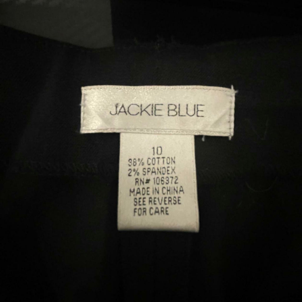 Used Jackie Blue Womens Dress Pants | Black | 10