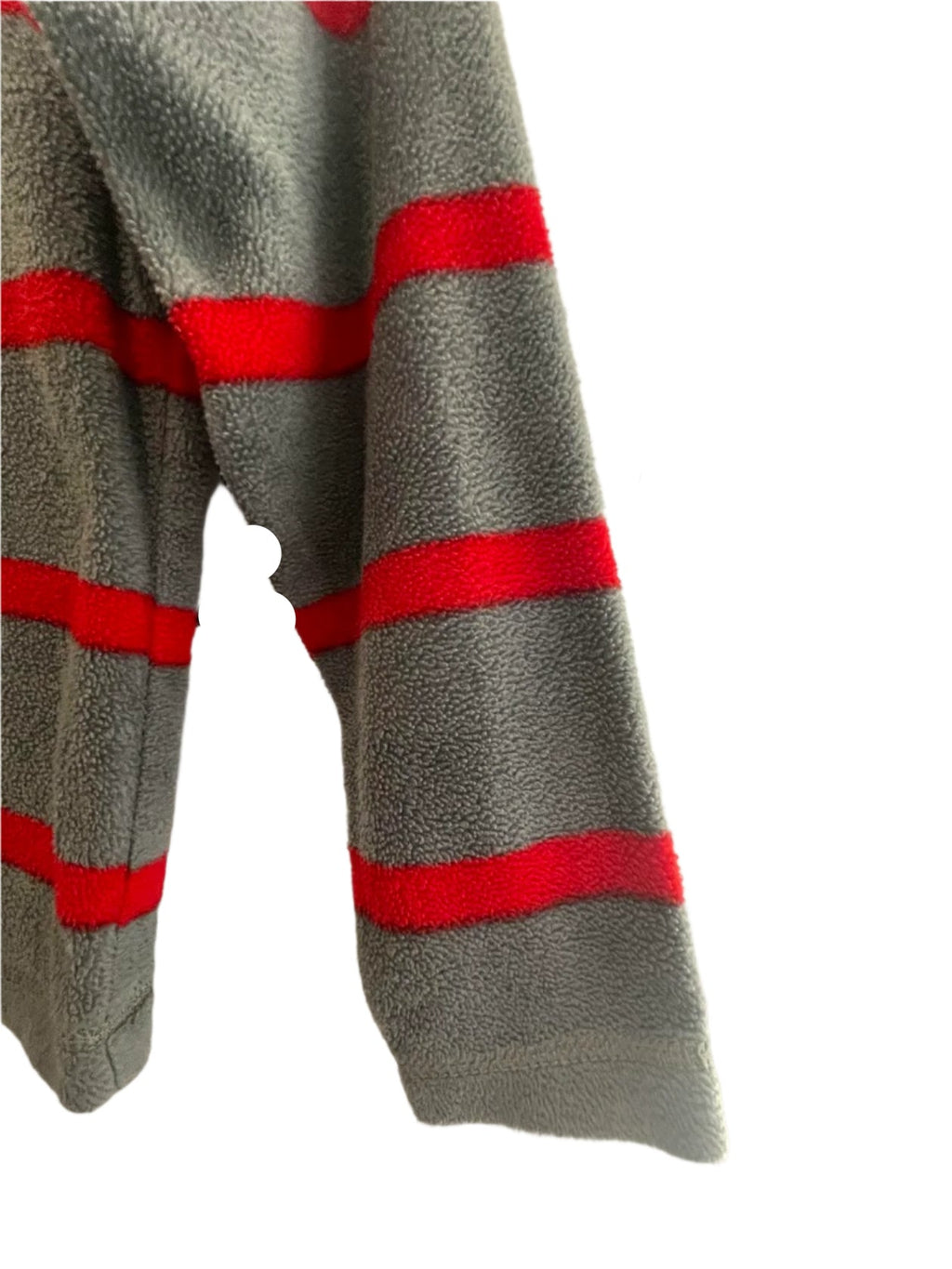 Children's Place Kids Pullover Zipper Striped - Gray  - 5/6 - Very Good - Pic 5