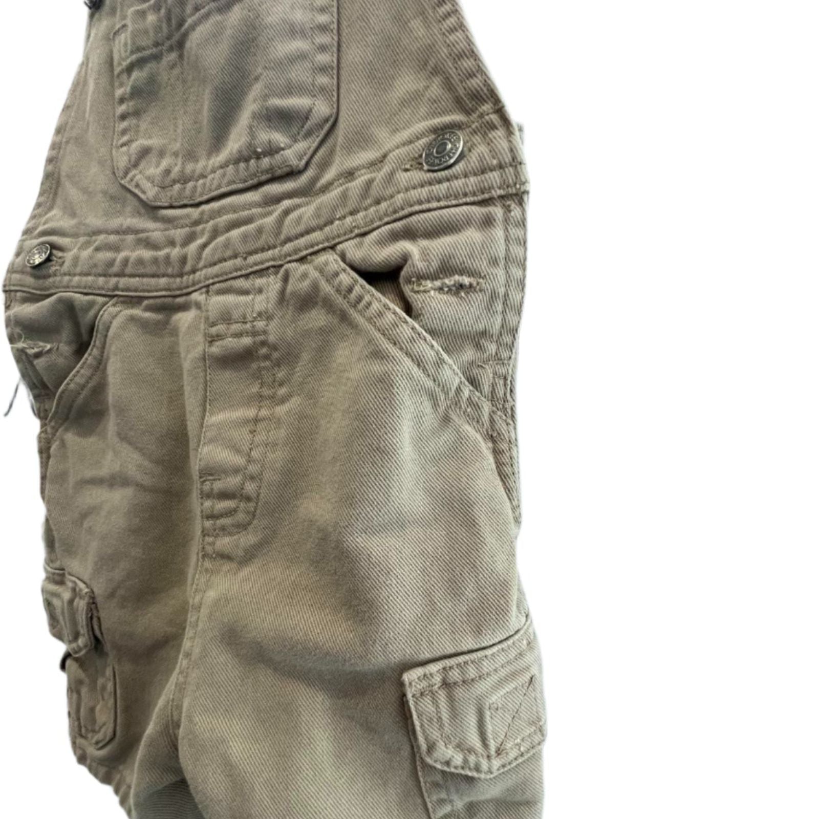 Used Cherokee Little Boys Overalls | Beige | 4T