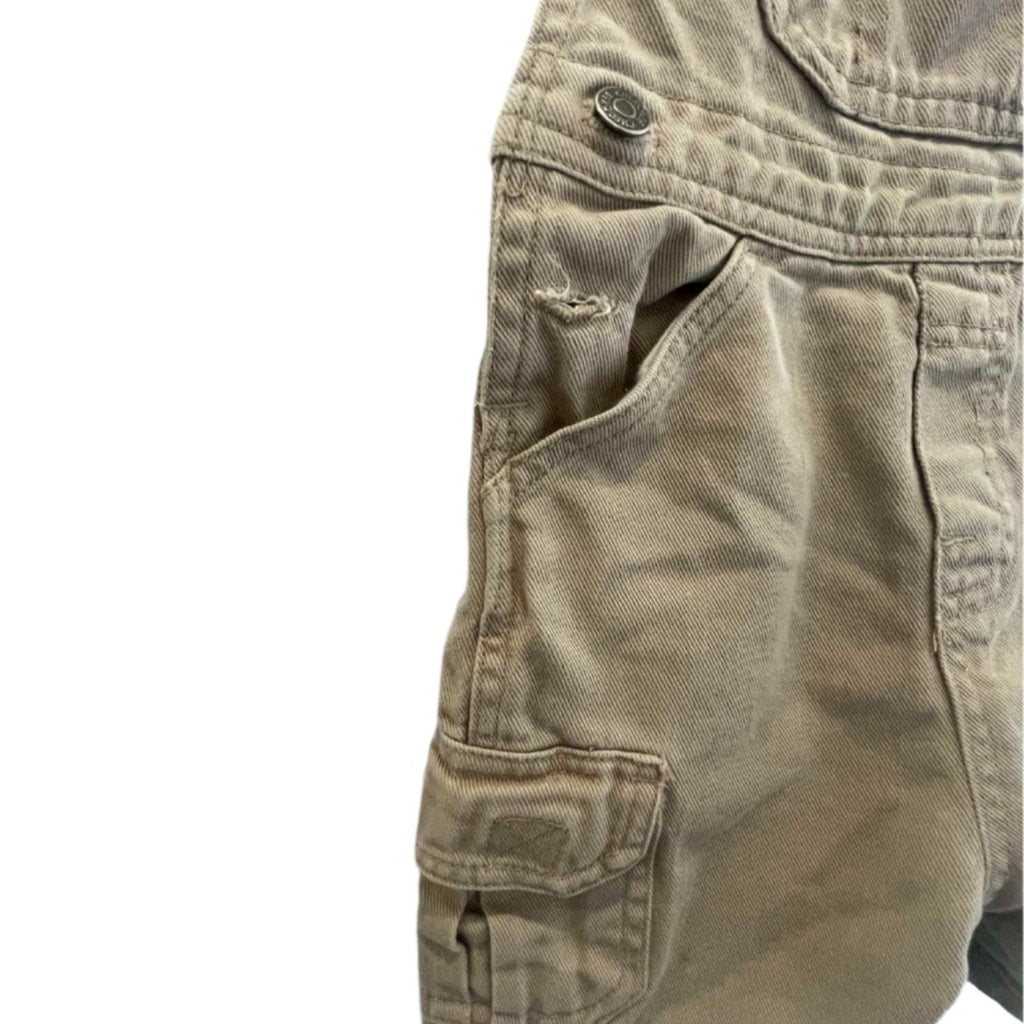 Used Cherokee Little Boys Overalls | Beige | 4T