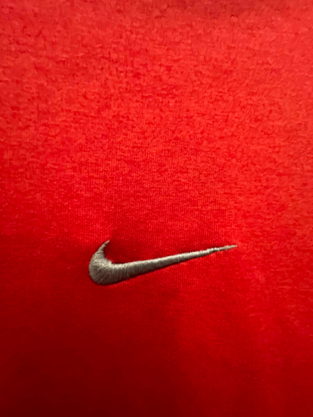 Nike Mens T-Shirt Dri-Fit Stitched Logo - Red - Small - Like New - Pic 6