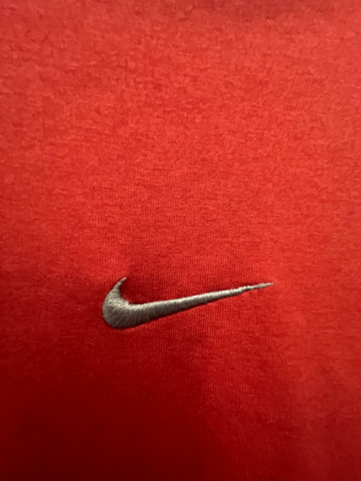 Nike Mens T-Shirt Dri-Fit Stitched Logo - Red - Small - Like New - Pic 6