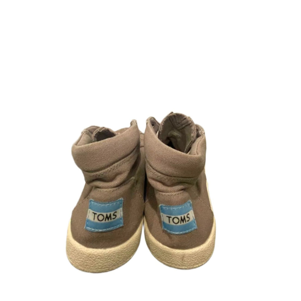 Used TOMS Unisex Sneakers - Lace-up Canvas |Gray | Y3