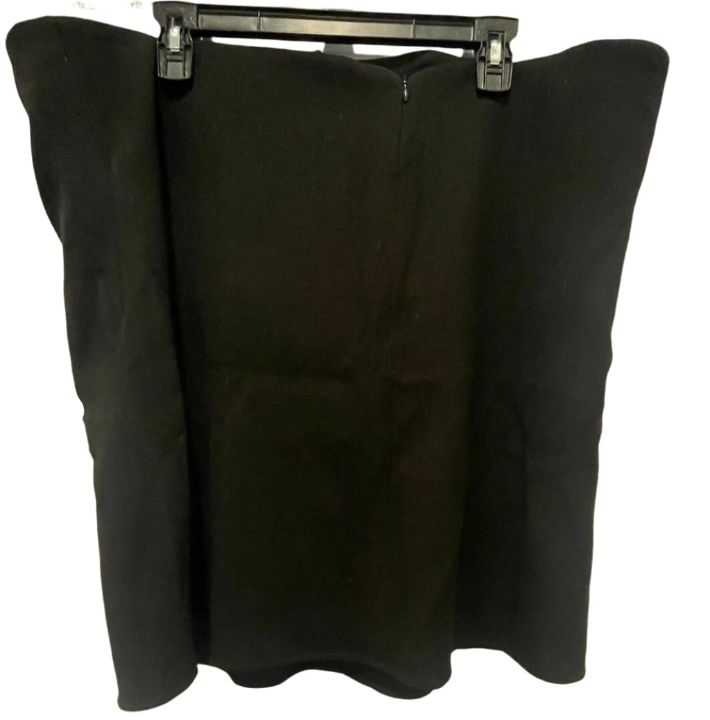 Tuckernuck Womens Skirt Plus Solid - Black - 3XL - Like New - Pic 2