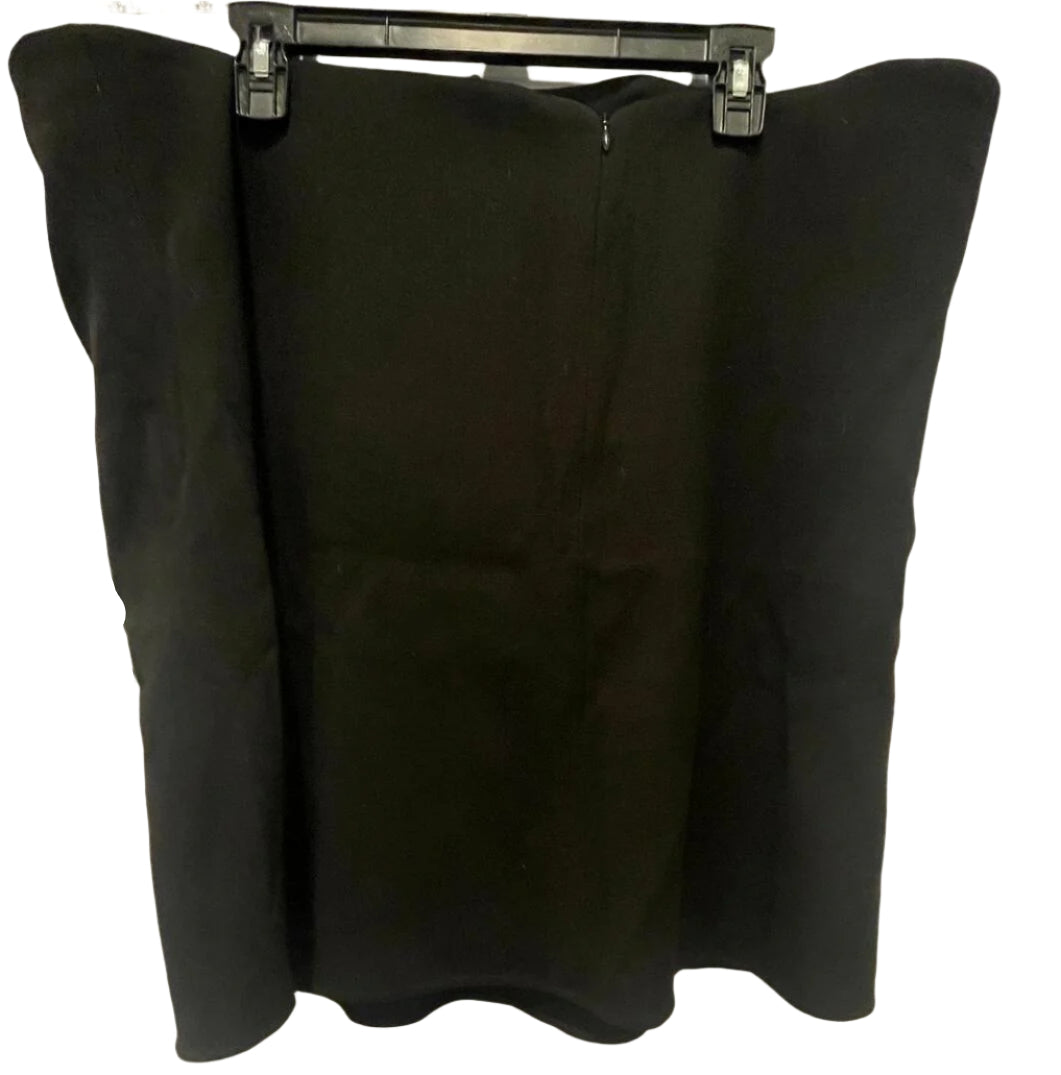 Tuckernuck Womens Skirt Plus Solid - Black - 3XL - Like New - Pic 2