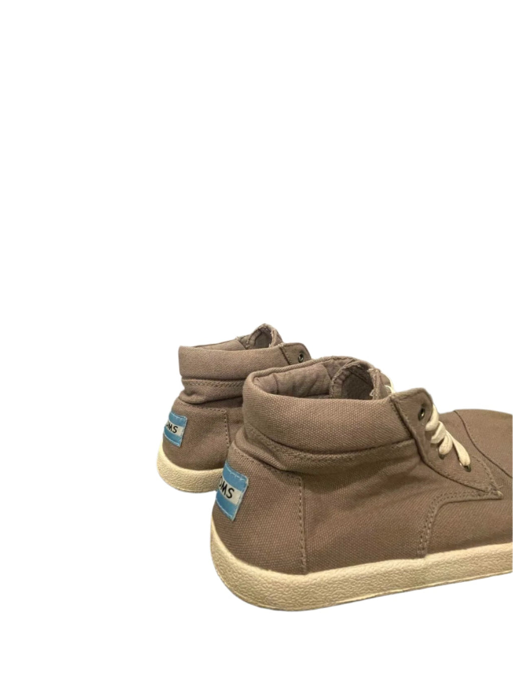 TOMS Unisex Kids Sneakers Lace-up Canvas - Gray - Y3 - Very Good - Pic 4