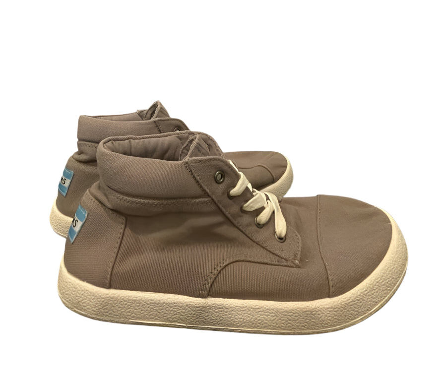 TOMS Unisex Kids Sneakers Lace-up Canvas - Gray - Y3 - Very Good - Pic 2