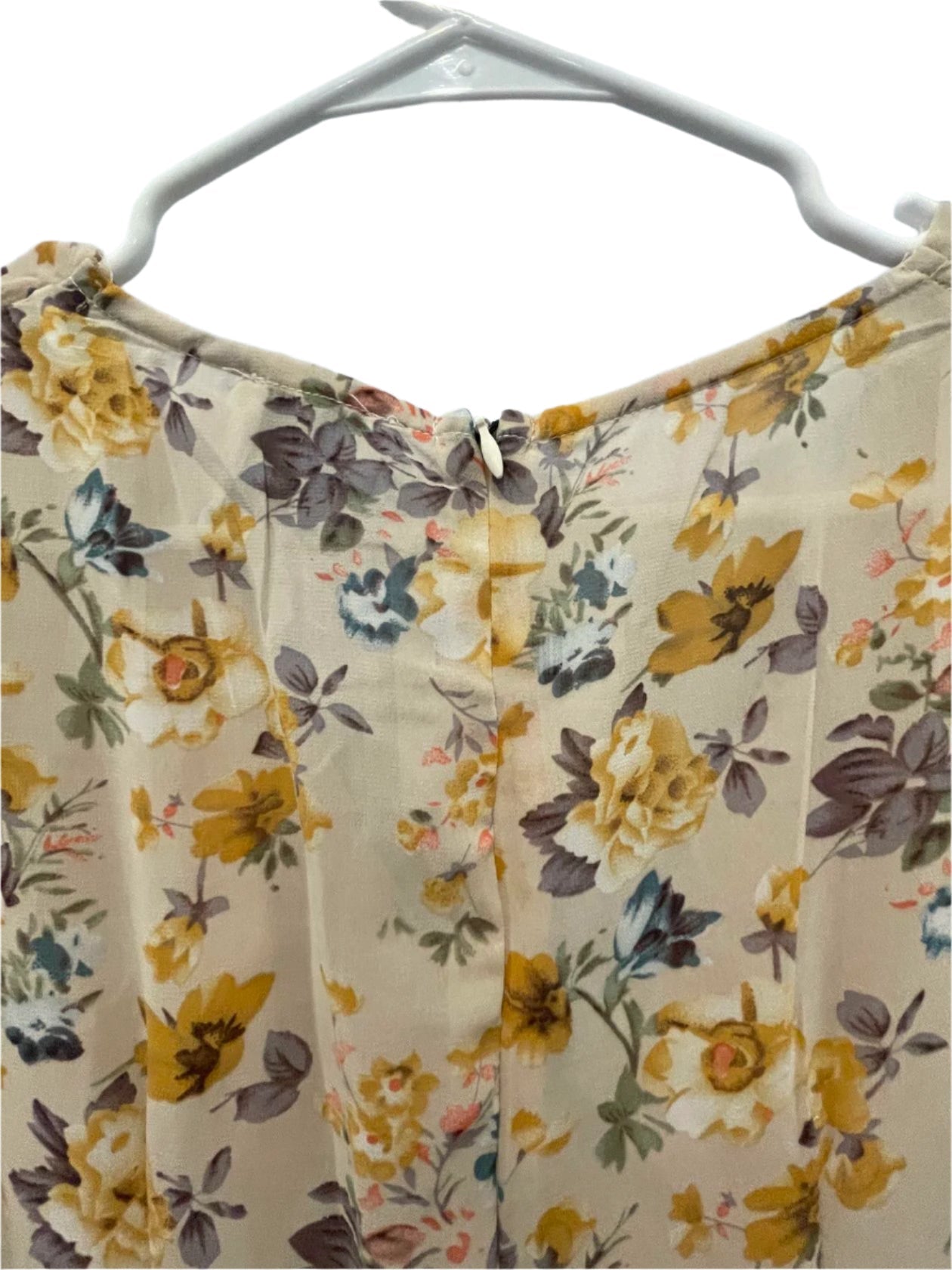 Hello Molly Womens Dress Boho Midi - Beige/Multi-Color - 12 - New - Pic 9