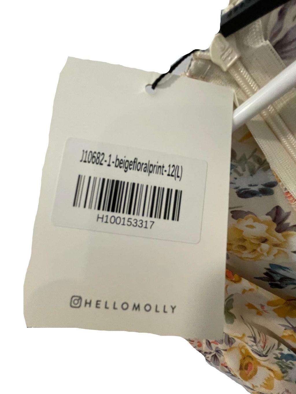 Hello Molly Womens Dress Boho Midi - Beige/Multi-Color - 12 - New - Pic 4